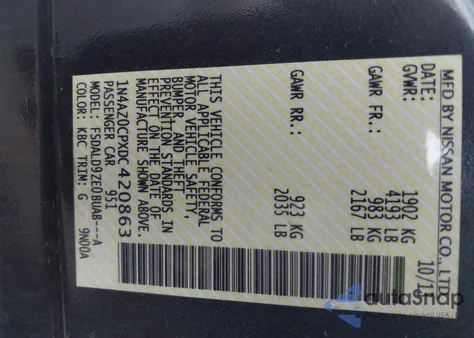 2013 Nissan Leaf Sv from USA, damaged, VIN 1N4AZ0CPXDC420863